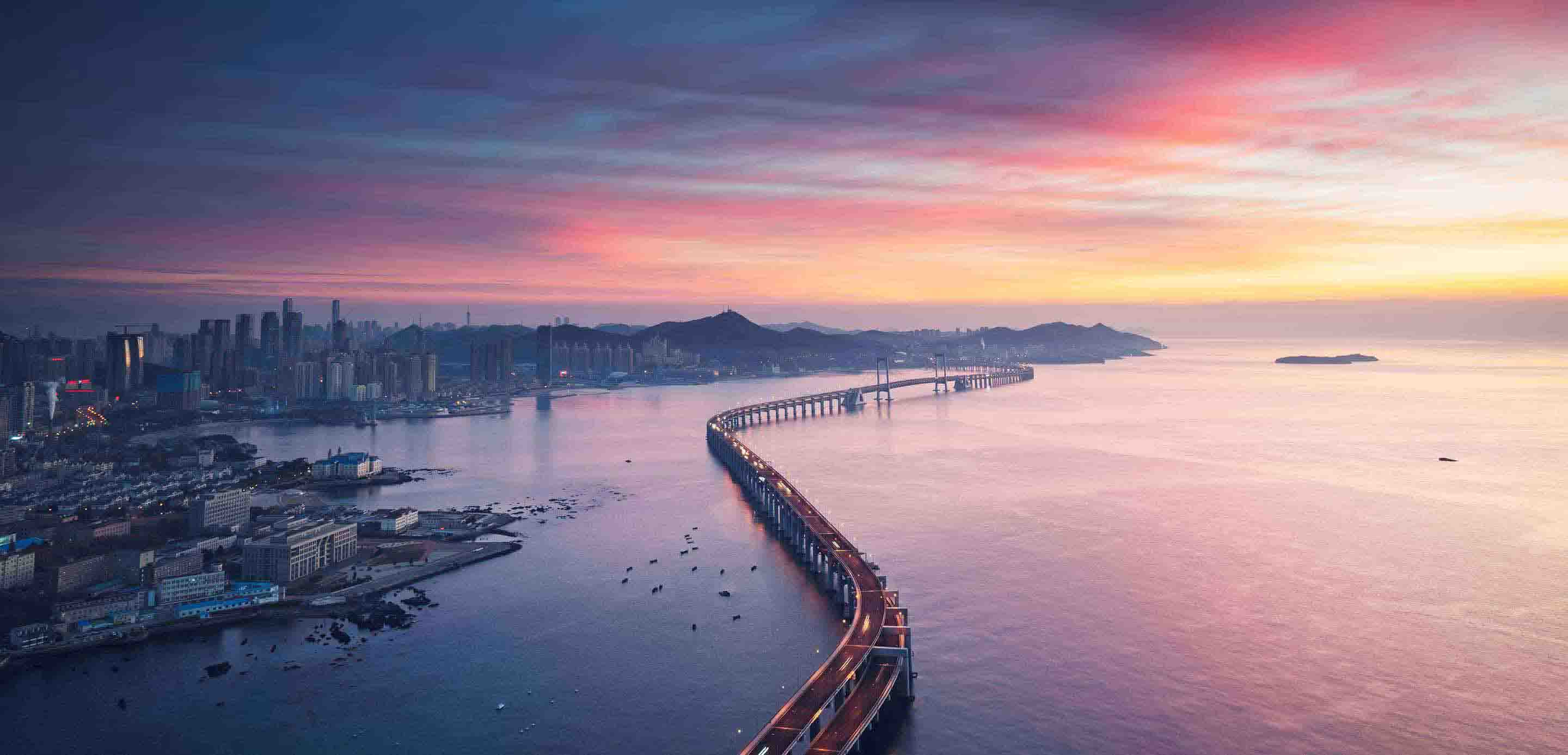 highway bridge showing international connectivity		    highway bridge showing international connectivity